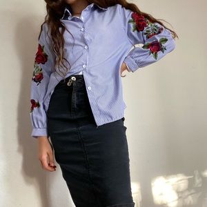 Bottom down shirt